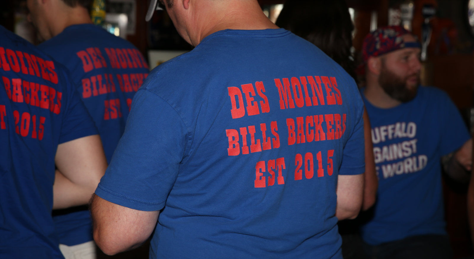 Buffalo Bills backers took over the the Taps on Main Bar